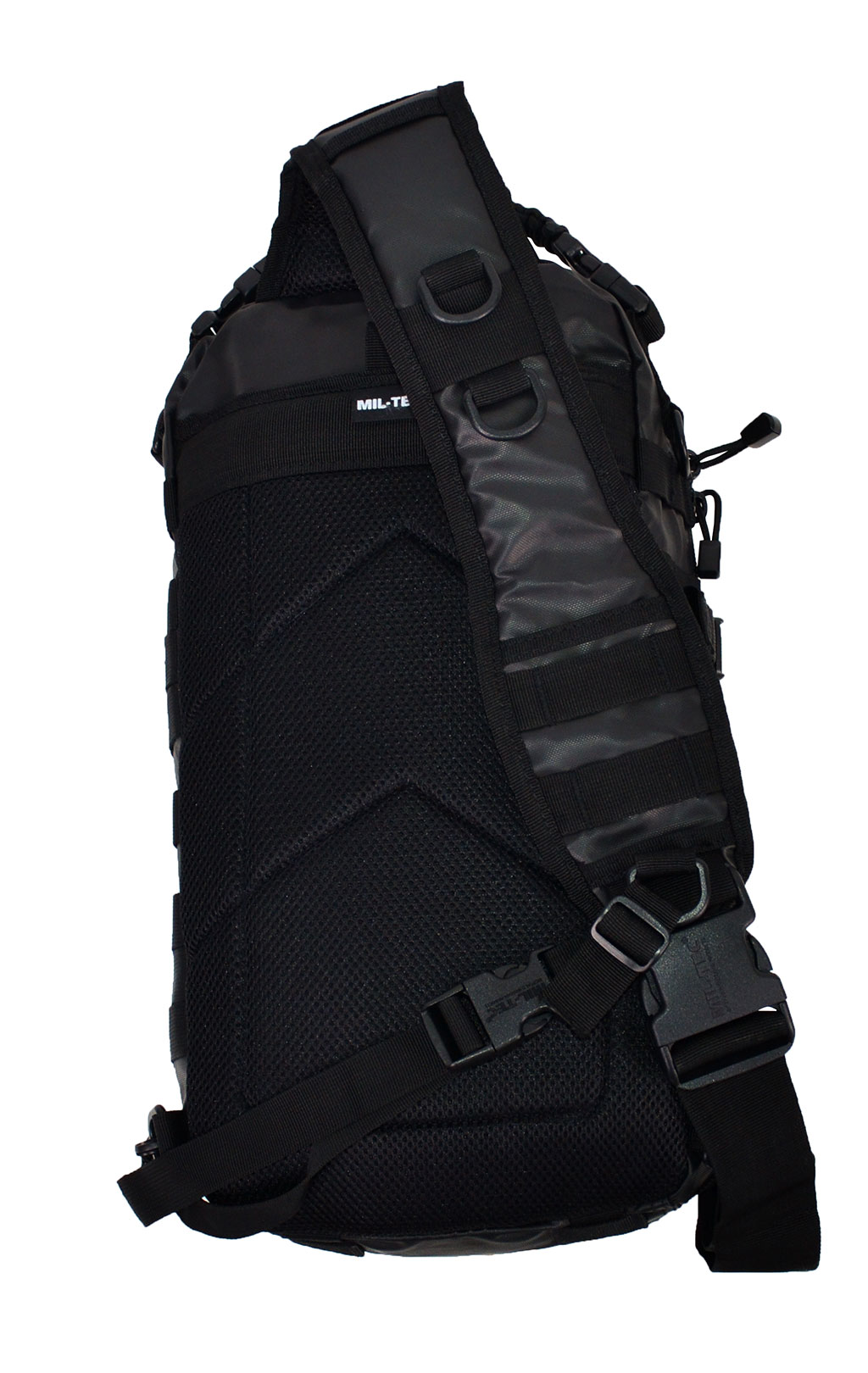 Рюкзак однолямочный Mil-Tec ASSAULT one strap ПВХ large(29L) black 