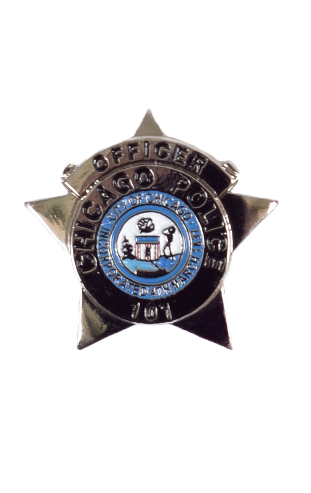 Знак нагрудный POLICE CHICAGO mini (P02838) США