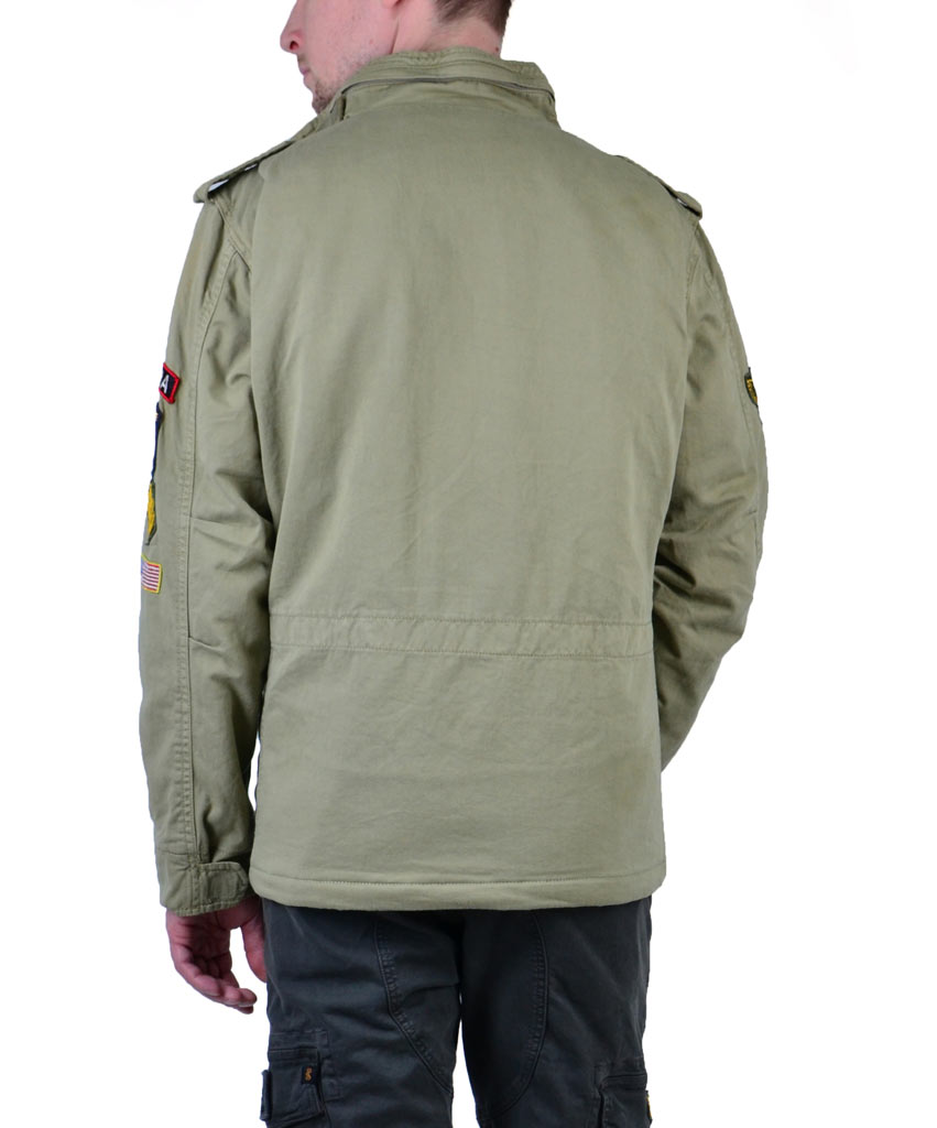 Куртка ALPHA INDUSTRIES VINTAGE CW PATCH M-65 light olive 