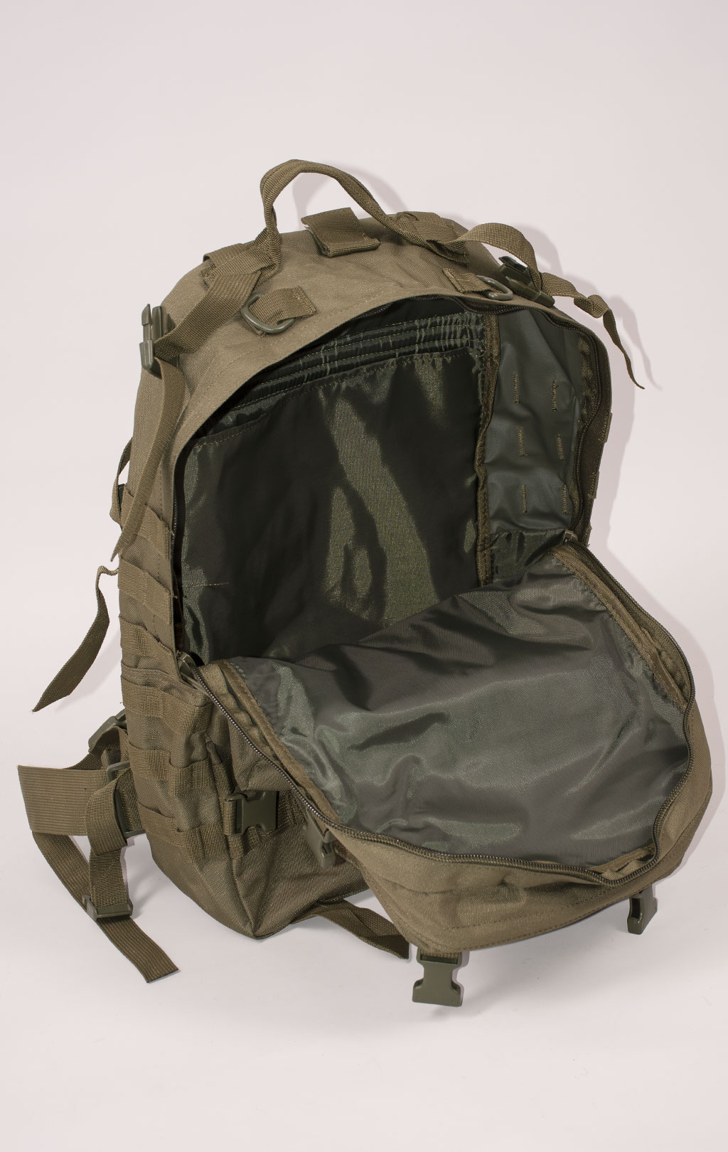 Рюкзак тактический ASSAULT 60L с поясной сумкой + 2 подсумка olive BS-016 Китай
