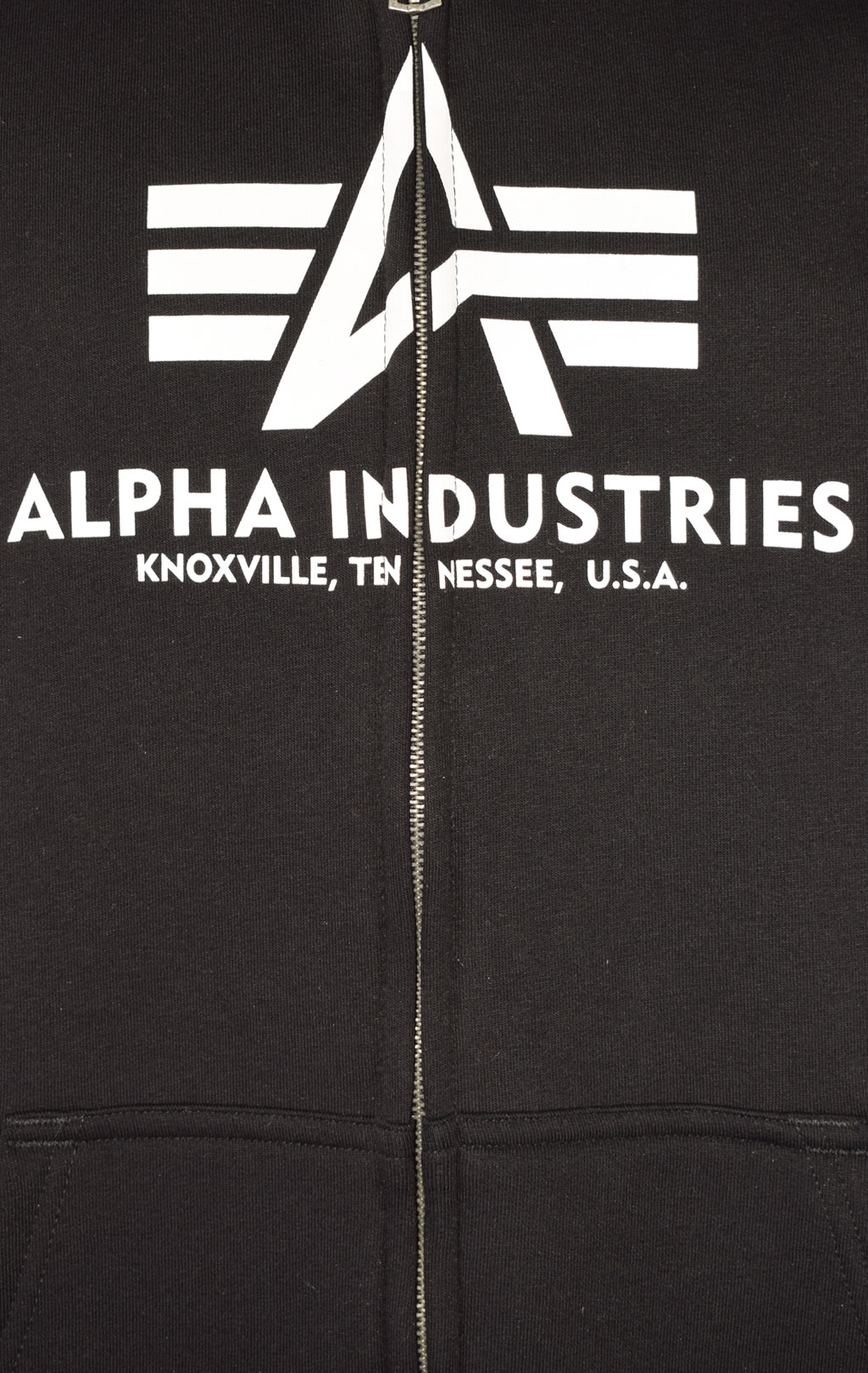 Толстовка ALPHA INDUSTRIES BASIC ZIP HOODY black 