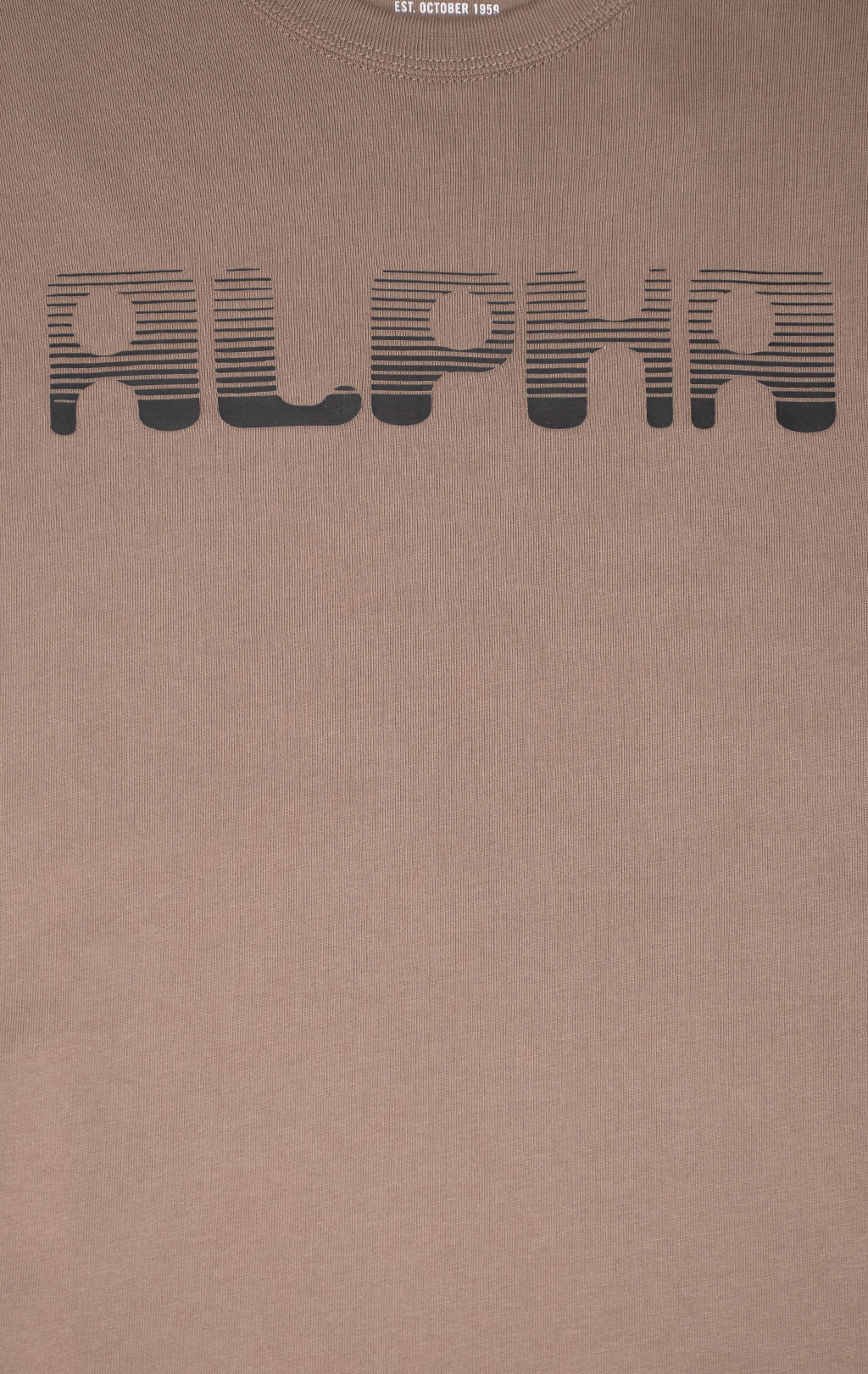 Футболка ALPHA INDUSTRIES ALPHA LOGOS TEE плотная FW 24/25 coyote brown 