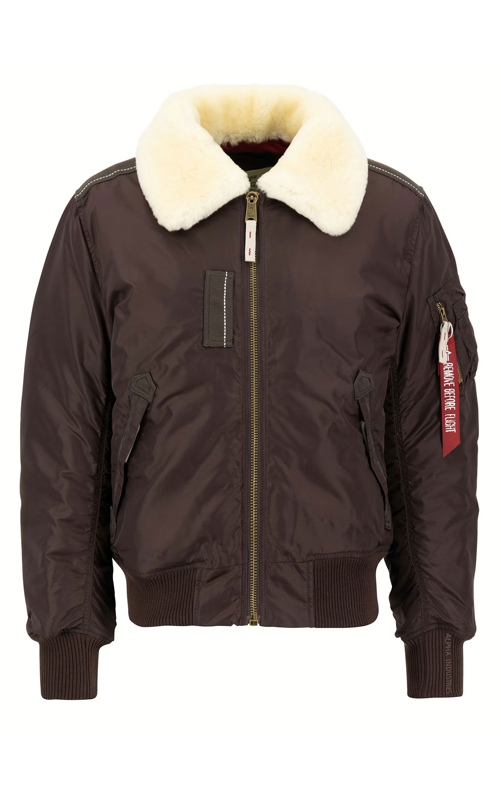 Куртка-пилот ALPHA INDUSTRIES INJECTOR-III hunter brown 