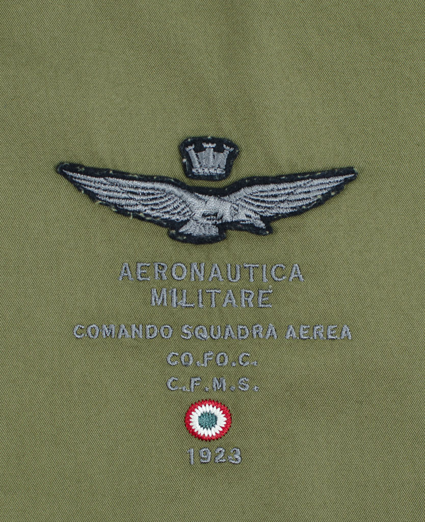 Рубашка AERONAUTICA MILITARE verde olive (CA 1004) 