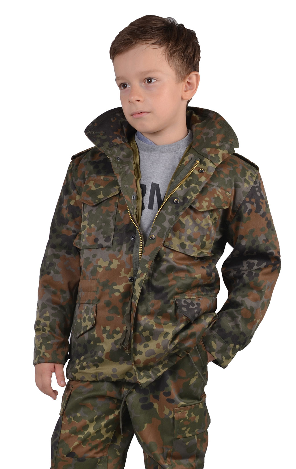 Детская куртка CLASSIC M-65 flecktarn 