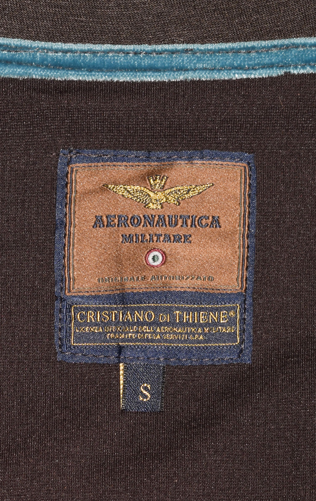 Женская толстовка с капюшоном AERONAUTICA MILITARE FW 23/24/TN t. moro (FE 1830) 