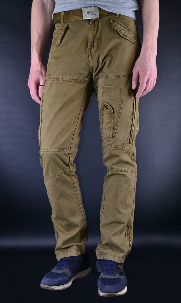 брюки милитари мужские Альфа Индустрия, летные брюки Альфа Индастриал