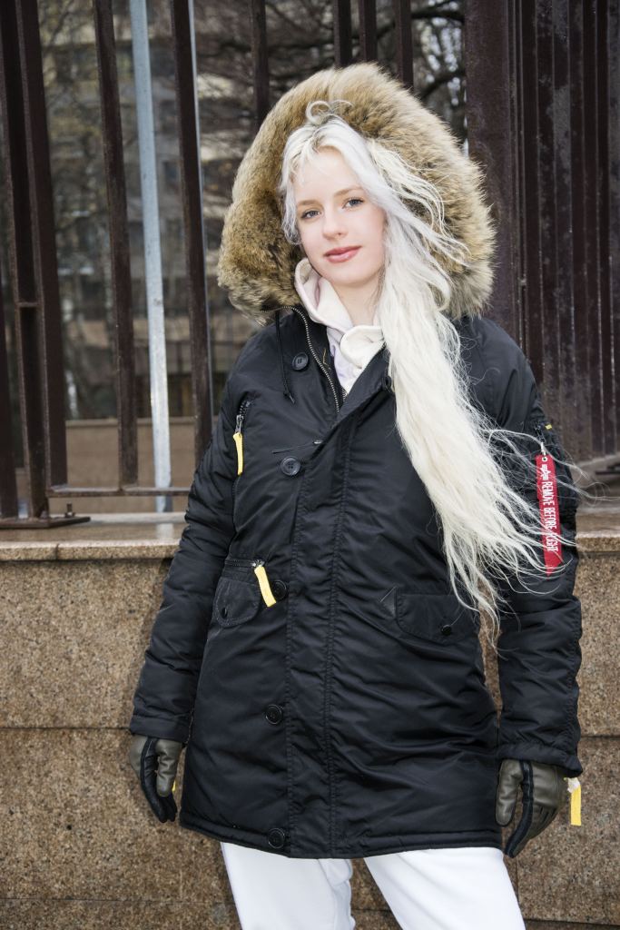 Куртка аляска женская с чем носить
