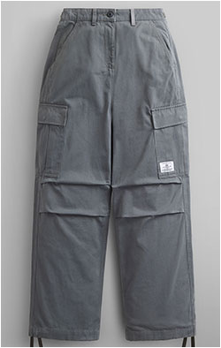 Женские брюки-карго парашюты ALPHA INDUSTRIES M-65 PANT SS 24 m aircraft gray