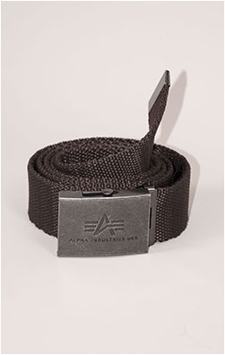 Ремень брючный ALPHA INDUSTRIES HEAVY DUTY BELT 4 cm hunter brown