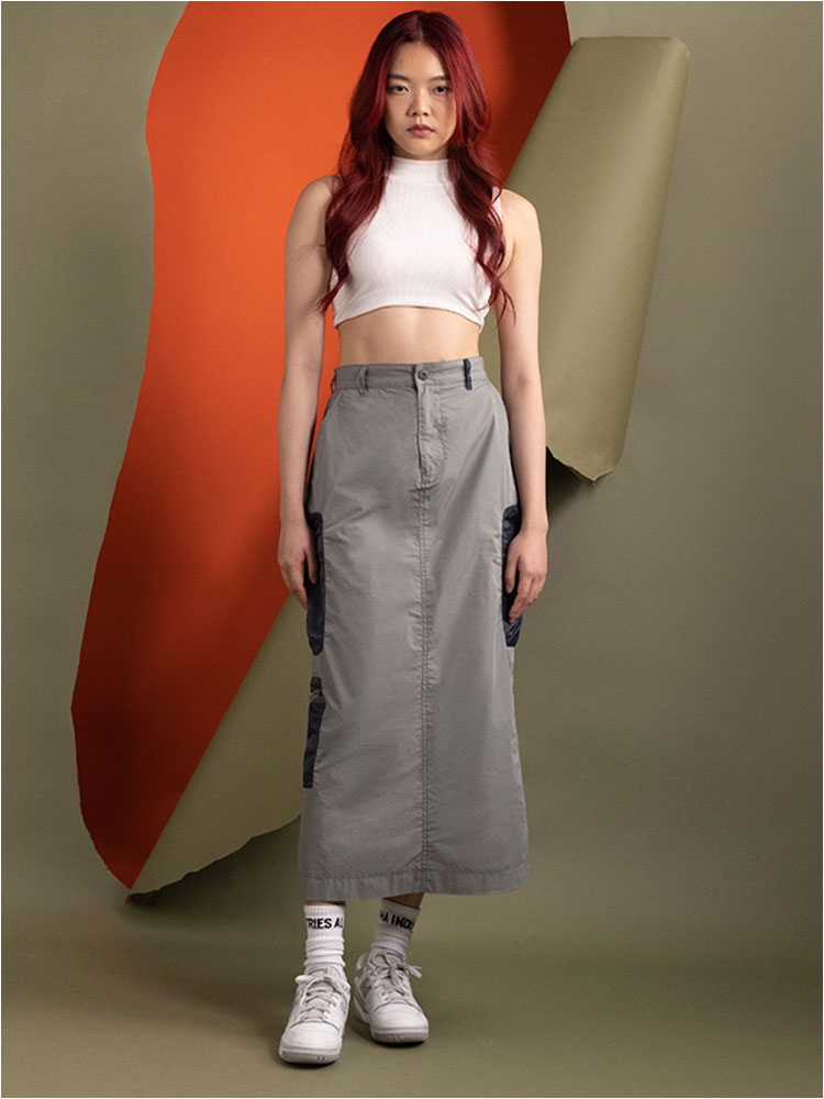 Женская юбка ALPHA INDUSTRIES M-65 SKIRT FW 24/25 field grey