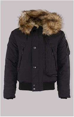 Аляска короткая ALPHA INDUSTRIES POLAR SV black