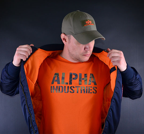 Alpha Industries футболка, бейсболка Alpha Industries