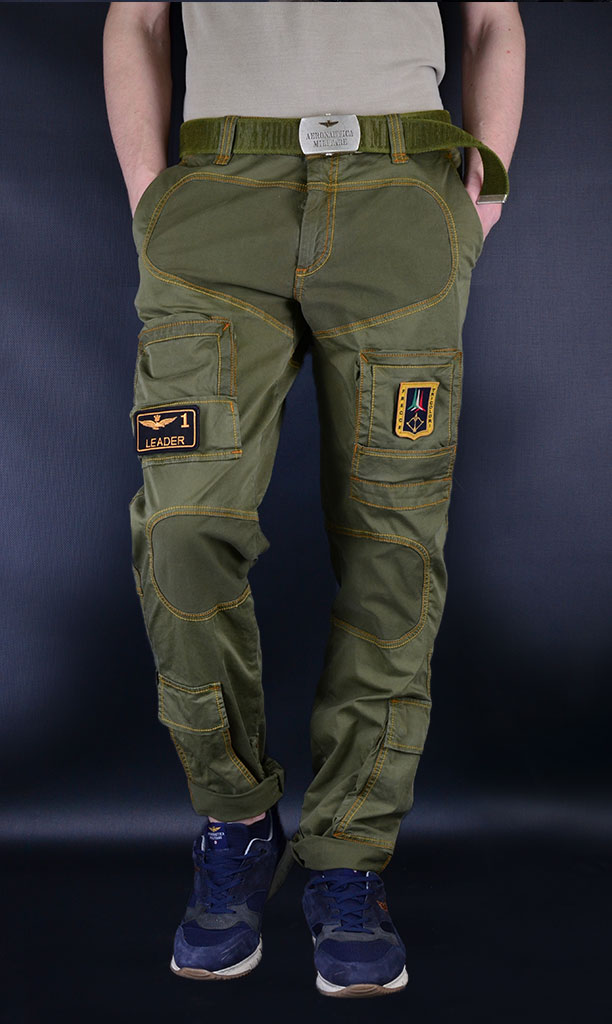 брюки Аэронавтика Милитари мужские, брюки карго с нашивками, ремень Аэронавтика
