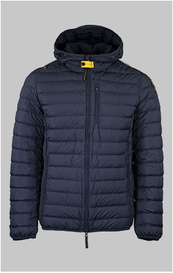 Куртка-пуховик лёгкая PARAJUMPERS LAST MINUTE FW 24/25 blue navy