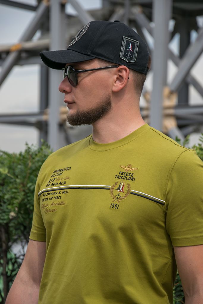 Мужская футболка с коротким рукавом Aeronautica Militare