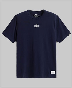 Футболка ALPHA INDUSTRIES BORN OF PURPOSE TEE FW 24/25 replica blue