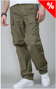 Брюки-шорты ALPHA INDUSTRIES CONVERTIBLE CARGO PANT SS 24 m OG-107 green