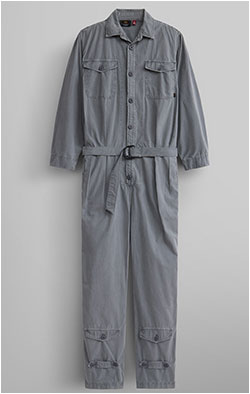 Женский комбинезон ALPHA INDUSTRIES AN-6650 MOD FLIGHT SUIT SS 24 m aircraft gray