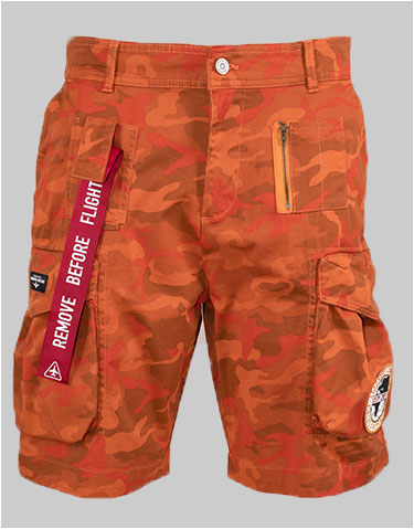 Шорты AERONAUTICA MILITARE SS 24/BD orange camo (BE 200)