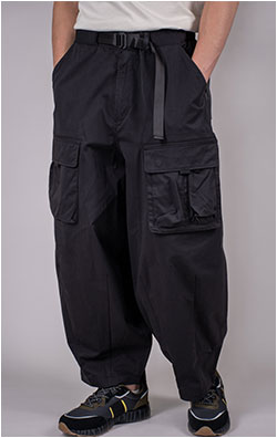 Брюки-карго ALPHA INDUSTRIES OVERSIZED TACTICAL PANT FW 24/25 black